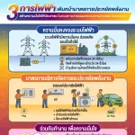 3 รัฐวิสาหกิจไฟฟ้า ผนึกกำลังประหยัดพลังงาน รับมือผลกระทบสถานการณ์ตะวันออกกลาง