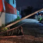 PEA เร่งกู้คืนระบบไฟฟ้า อ.แม่สาย หลังพายุฤดูร้อนพัดถล่ม