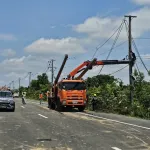 PEA เร่งฟื้นฟูระบบจำหน่ายไฟฟ้า อ.ท่าตูม จ.สุรินทร์ หลังพายุฤดูร้อนพัดถล่ม