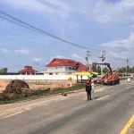 PEA เร่งฟื้นฟูระบบจำหน่ายไฟฟ้า อ.ท่าตูม จ.สุรินทร์ หลังพายุฤดูร้อนพัดถล่ม