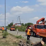 PEA เร่งฟื้นฟูระบบจำหน่ายไฟฟ้า อ.ท่าตูม จ.สุรินทร์ หลังพายุฤดูร้อนพัดถล่ม