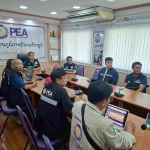 PEA เร่งฟื้นฟูระบบไฟฟ้าอำเภอศีขรภูมิ หลังพายุฤดูร้อน จ่ายไฟคืนครบ 100%