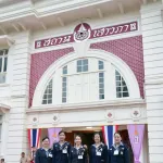 ประธานคณะแม่บ้านและครอบครัว กฟภ. เฝ้าฯ รับเสด็จ สมเด็จพระกนิษฐาธิราชเจ้า กรมสมเด็จพระเทพรัตนราชสุดาฯ สยามบรมราชกุมารี เสด็จพระราชดำเนินไปทรงบาตรพระสงฆ์ เนื่องในโอกาสวันสถาปนาสภากาชาดไทย ครบ 133 ปี