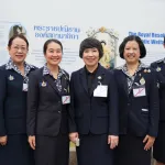 ประธานคณะแม่บ้านและครอบครัว กฟภ. เฝ้าฯ รับเสด็จ สมเด็จพระกนิษฐาธิราชเจ้า กรมสมเด็จพระเทพรัตนราชสุดาฯ สยามบรมราชกุมารี เสด็จพระราชดำเนินไปทรงบาตรพระสงฆ์ เนื่องในโอกาสวันสถาปนาสภากาชาดไทย ครบ 133 ปี