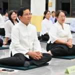 PEA รวมใจสืบทอดวิถีพุทธ จัดกิจกรรมเวียนเทียนวันวิสาขบูชา ณ สำนักปฏิบัติธรรมแสงธรรมส่องชีวิต จ.นครราชสีมา