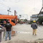 PEA เร่งแก้ไขระบบไฟฟ้าหลังพายุฤดูร้อน พื้นที่ตำบลบางหลวง จังหวัดนครปฐม