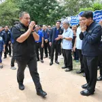 PEA ร่วมต้อนรับ รมช.มหาดไทย ในโอกาสลงพื้นที่ตรวจราชการและเยี่ยมหน่วยบริการสาธารณสุขเคลื่อนที่ อำเภอจักราช และ อำเภอห้วยแถลง จังหวัดนครราชสีมา