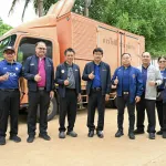 PEA ร่วมต้อนรับ รมช.มหาดไทย ในโอกาสลงพื้นที่ตรวจราชการและเยี่ยมหน่วยบริการสาธารณสุขเคลื่อนที่ อำเภอจักราช และ อำเภอห้วยแถลง จังหวัดนครราชสีมา