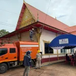PEA สนับสนุนระบบไฟฟ้าในพิธีพระราชทานน้ำหลวงอาบศพพระภิกษุ ณ จังหวัดอุบลราชธานี