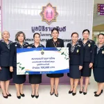ประธานคณะแม่บ้านและครอบครัว กฟภ. ร่วมกิจกรรมมอบเงินสนับสนุนเพื่อสาธารณประโยชน์ของสมาคมแม่บ้านมหาดไทย