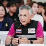 PEA ร่วมกับภาคีเครือข่ายแถลงข่าว เร่งฟื้นฟูระบบไฟฟ้าและสาธารณูปโภคหลังน้ำลด ในพื้นที่การเคหะร่มเกล้าและการเคหะคลองจั่น