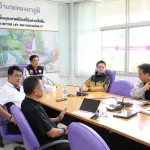 PEA ระดมทีมงาน เร่งกู้คืนระบบไฟฟ้าที่จ่ายไฟให้อำเภอสังขละบุรี และตำบลห้วยเขย่ง อำเภอทองผาภูมิ