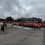 PEA ระดมทีมงาน เร่งกู้คืนระบบไฟฟ้าที่จ่ายไฟให้อำเภอสังขละบุรี และตำบลห้วยเขย่ง อำเภอทองผาภูมิ