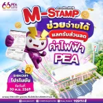 🪙M-STAMP ช่วยจ่ายได้แลกรับส่วนลดค่าไฟฟ้า PEA🟣