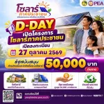 ☀️🏡D-DAY! 27 ตุลาคมนี้ เปิดลงทะเบียน “โซลาร์ภาคประชาชน”  รัฐสนับสนุนสูงสุด 50,000 บาทต่อราย 💜💛