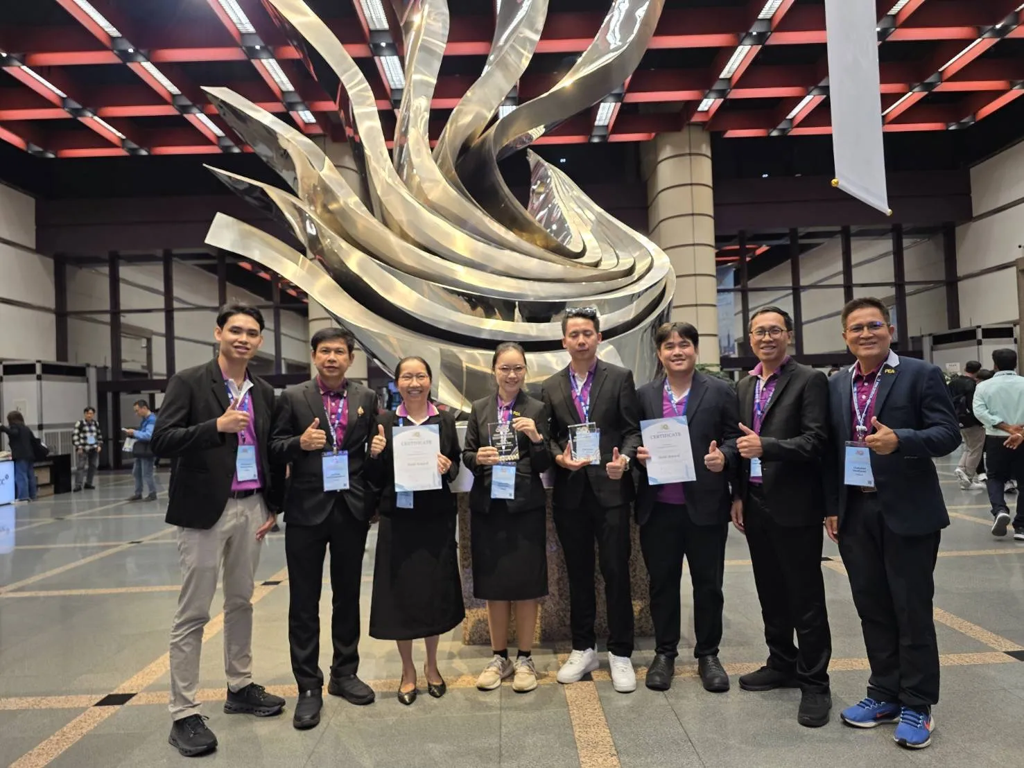 PEA คว้า 2 รางวัลนวัตกรรม จาก 2 ผลงาน ในงานประชุมวิชาการคุณภาพนานาชาติ งาน ICQCC - 2025
