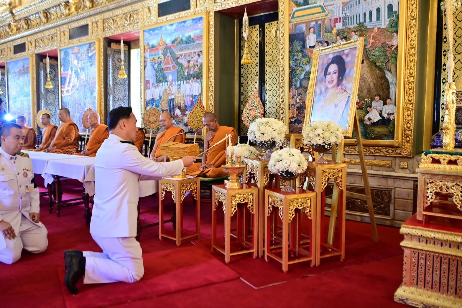 PEA ร่วมประกอบพระราชพิธีบำเพ็ญพระราชกุศลปัญญาสมวาร (50 วัน) ถวายแด่พระบรมศพสมเด็จพระนางเจ้าสิริกิติ์ พระบรมราชินีนาถ พระบรมราชชนนีพันปีหลวง