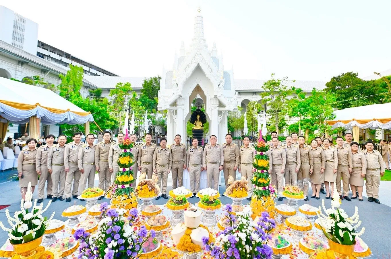 PEA ร่วมพิธีบวงสรวงอัญเชิญพระพุทธมหานวนาคปฏิมากรประดิษฐาน ณ หอพระนาคปรก