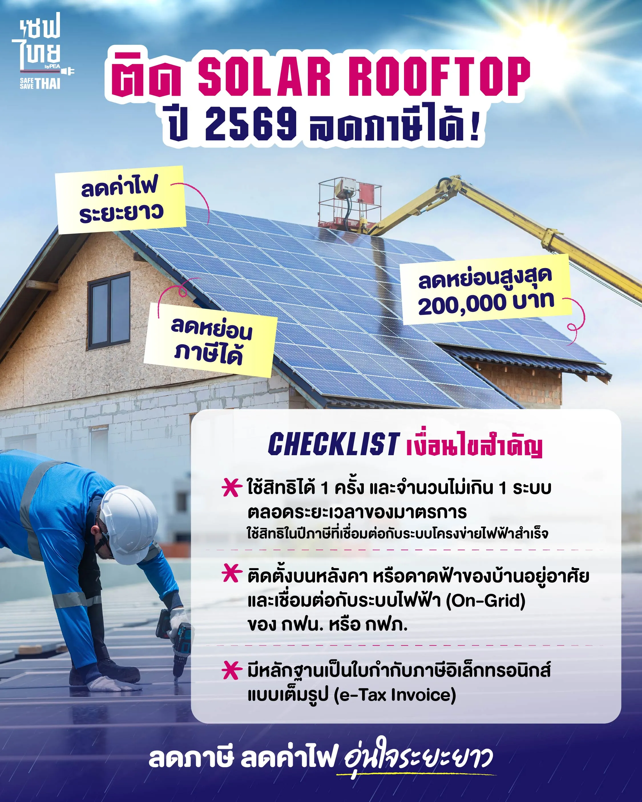 AW ติด Solarrooftop ลดภาษี