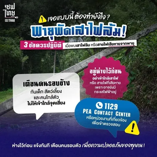 เสาไฟล้ม