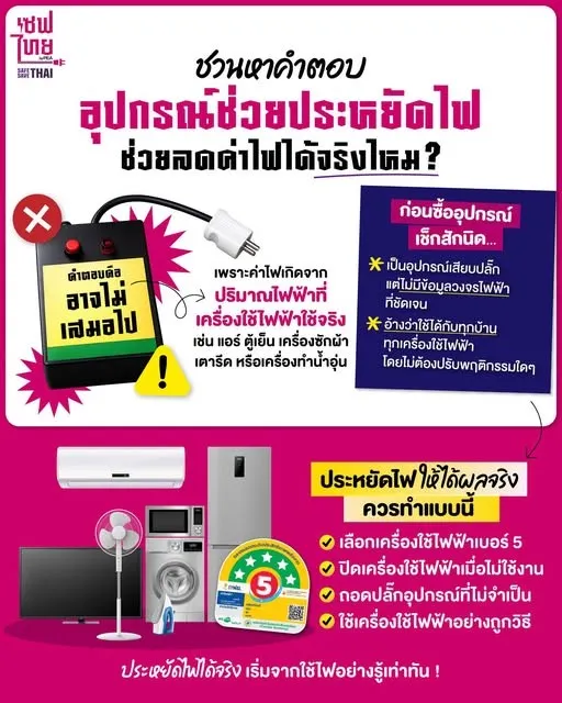อุปกรณ์ประหยัดไฟ