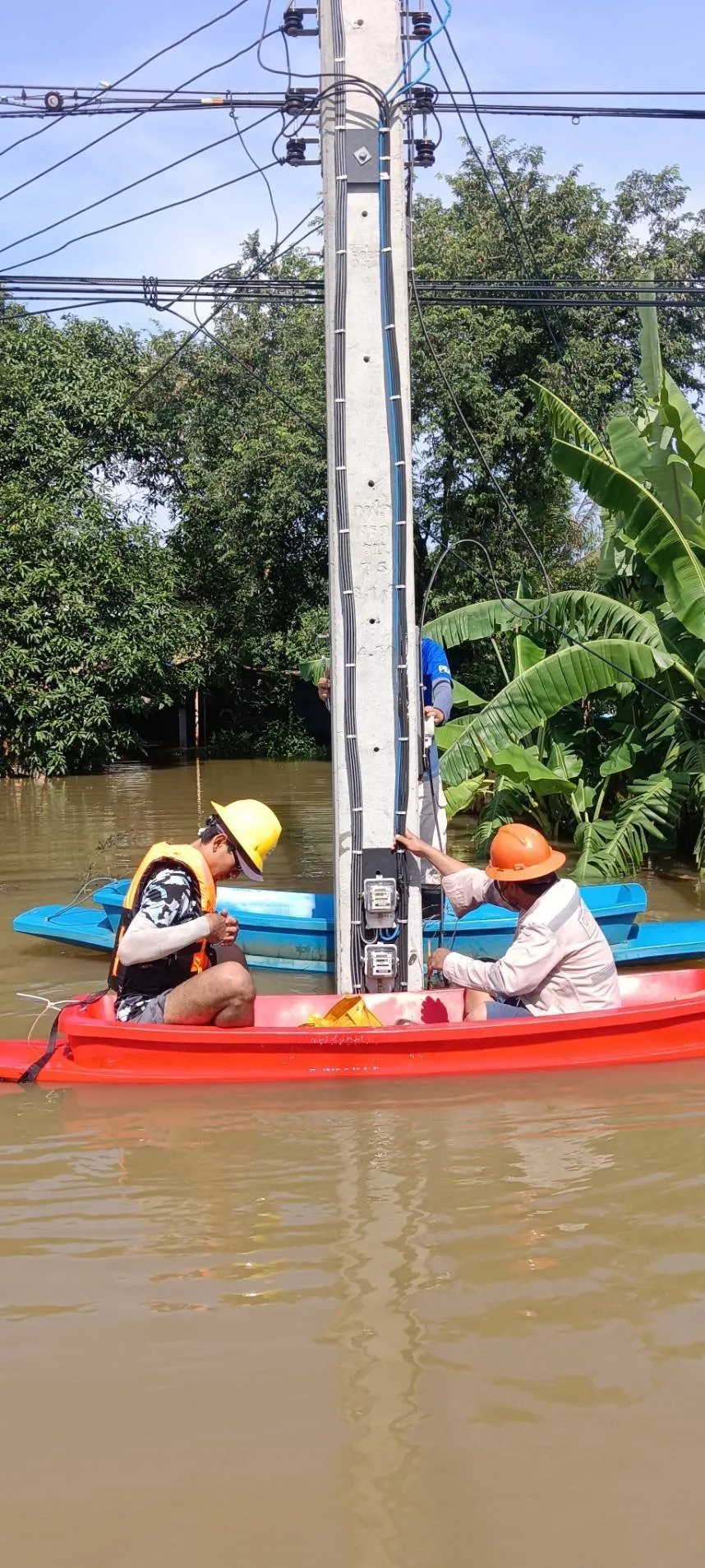 PEA พร้อมรับมือน้ำท่วมฉับพลัน ปราจีนบุรี